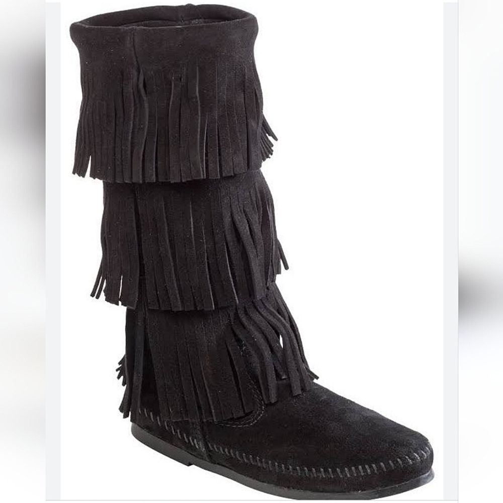 Genuine Suede Moccasin Boot